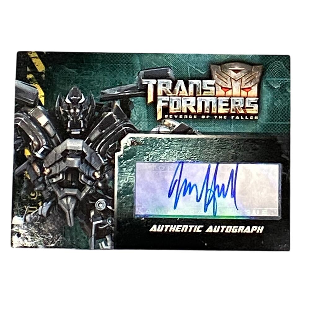 2009 Topps Transformers Revenge Fallen Jess Harnel Ironhide Autograph Card Rare